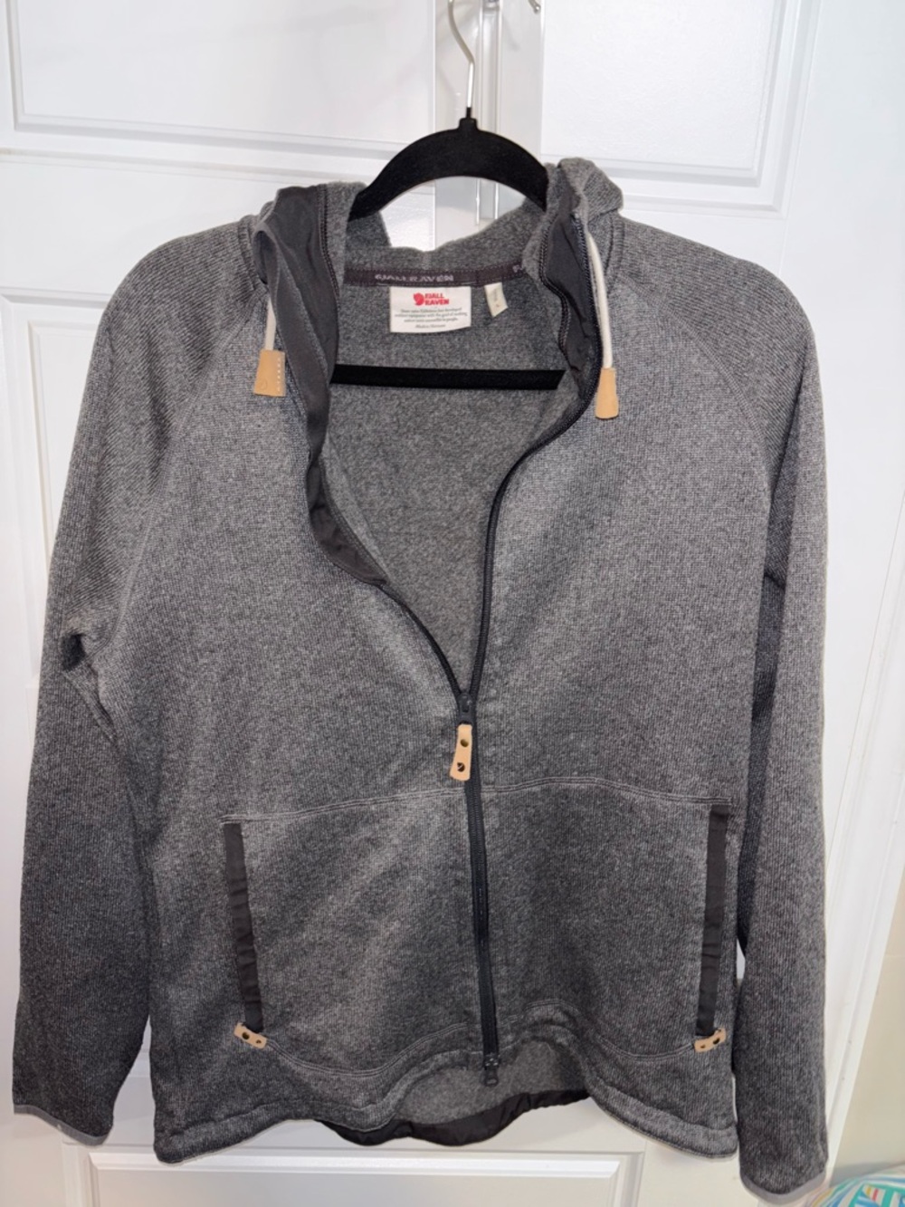 Fjallraven Charcoal Grey Hooded Zip Jacket